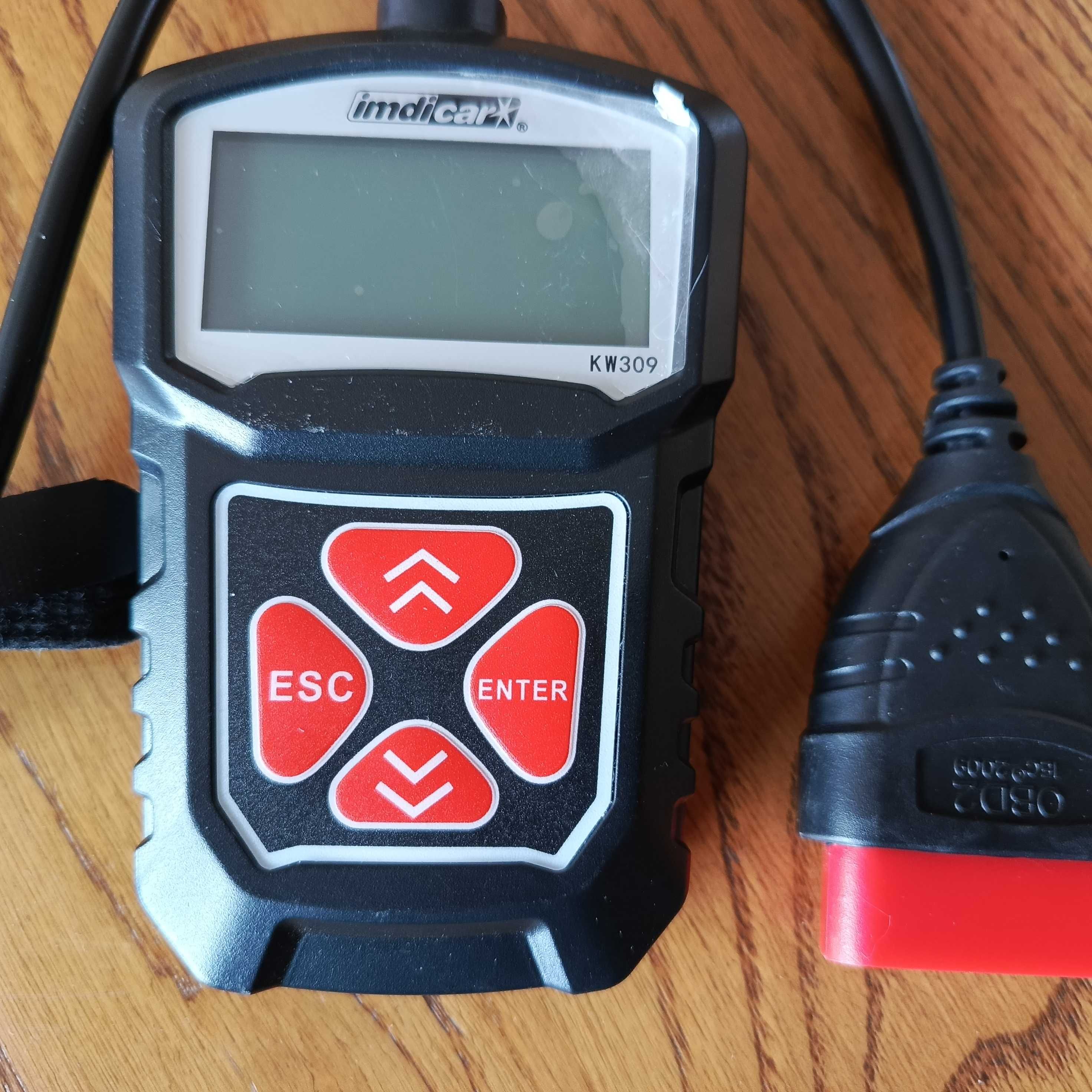 ImdiCar KW309 samochodowy tester diagnostyczny OBD2/EOBD Z LCD