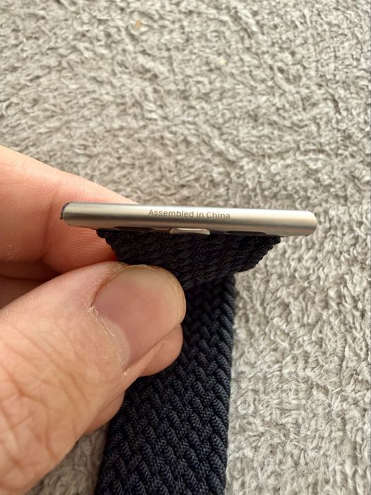 Pasek apple watch Charcoal braided solo loop rozmiar 9