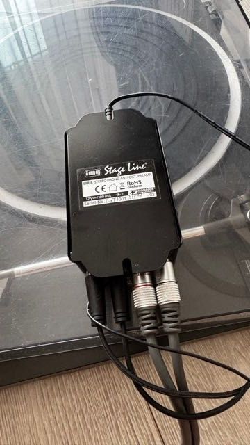 Gramofon Technics SL-DD22 + przedwzmacniacz IMG STAGELINE SPR-6