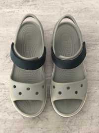 Crocs Crocband Sandal Kids grey/navy rozmiar EUR 33-34 / US J1