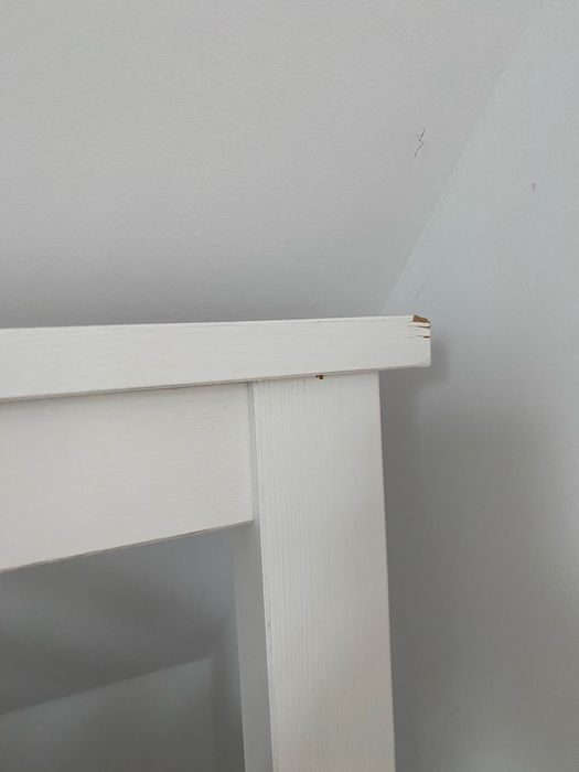 Biała rama łóżka Hemnes 90*200