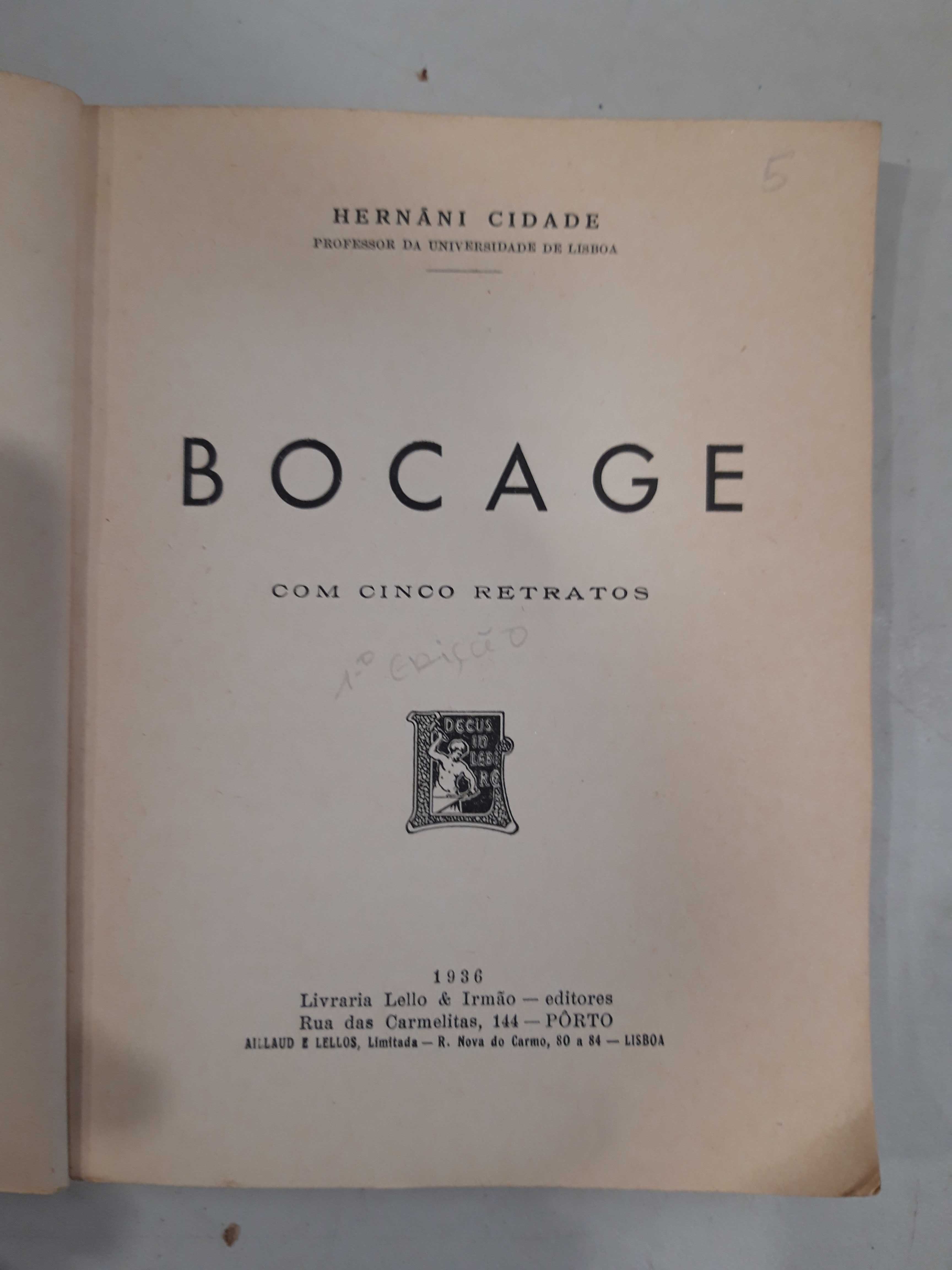 Livro REF-PA5 - Hernani Cidade - Bocage