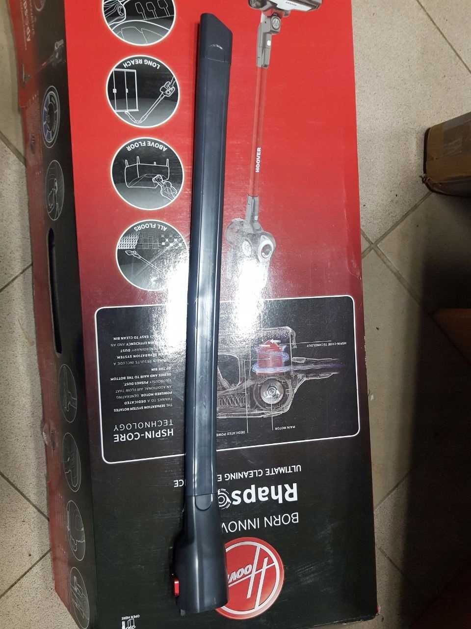 Ssawka odkurzacz pionowy Hoover Rhapsody RE22SE 011 srebrny/szary