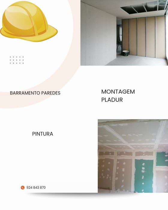 Aplicação de pladur