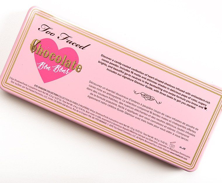 Палетка тіней для повік Too Faced Chocolate Bon Bons