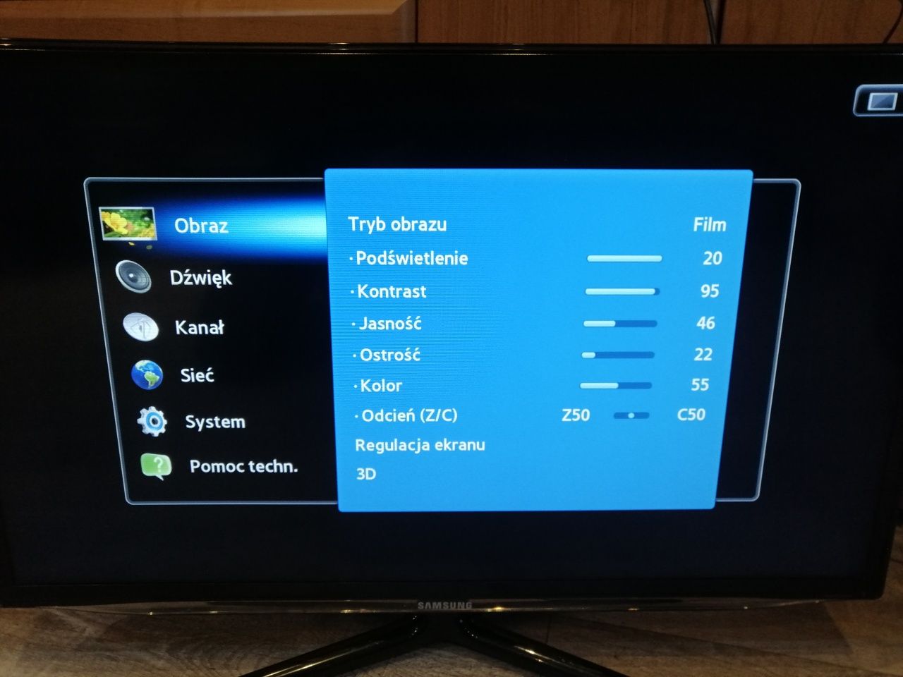 Telewizor samsung UE32ES6100W 32 cale
