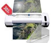 LAMINATOR A4 Laminarka Dokumentów Papieru Premium Zestaw WYPRZEDAŻ 30%