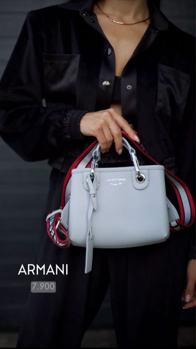 Сумка шкіряна Emporio Armani