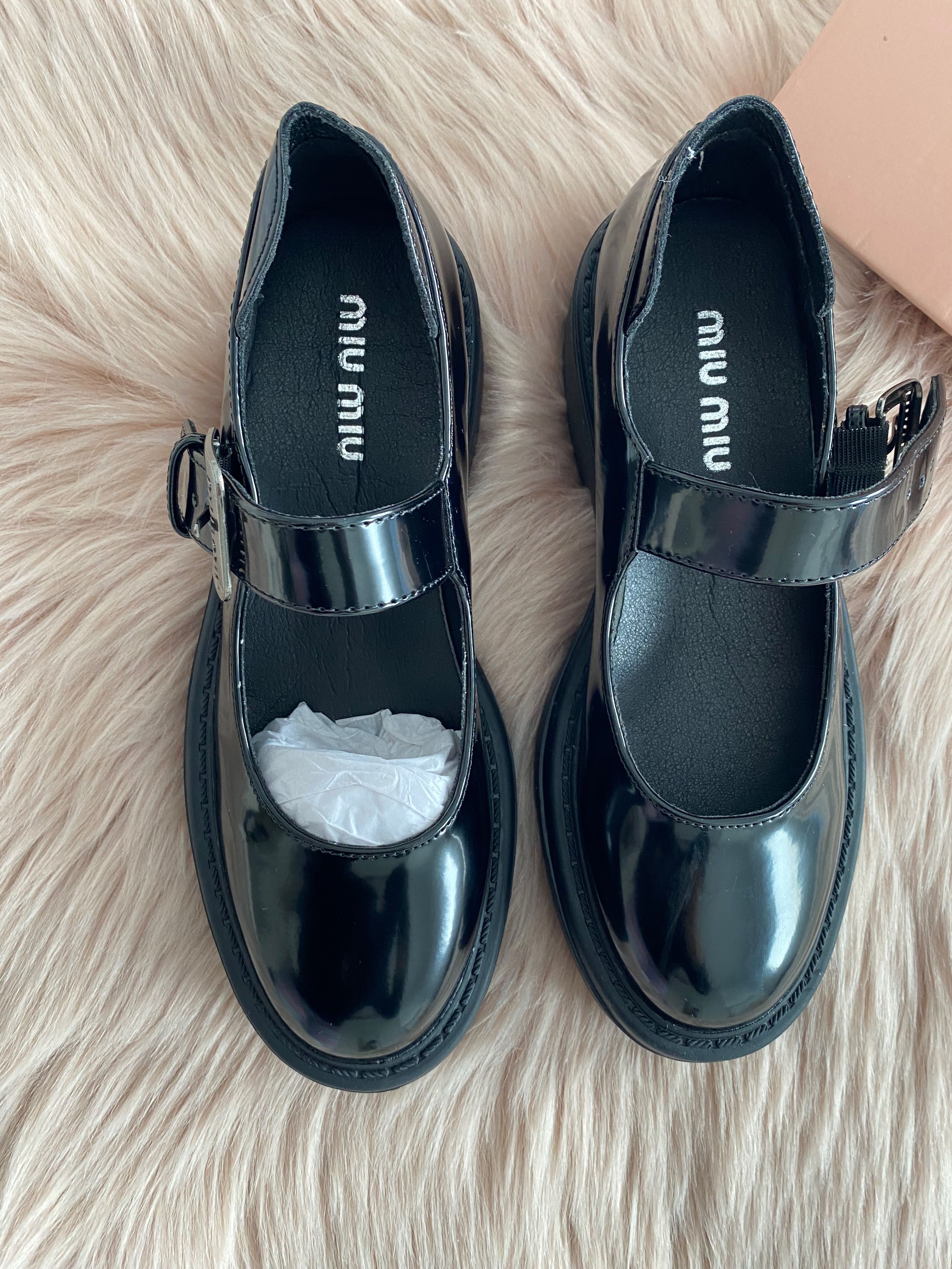 Loafersy buty miu miu nowe mokasyny 36 mary jane