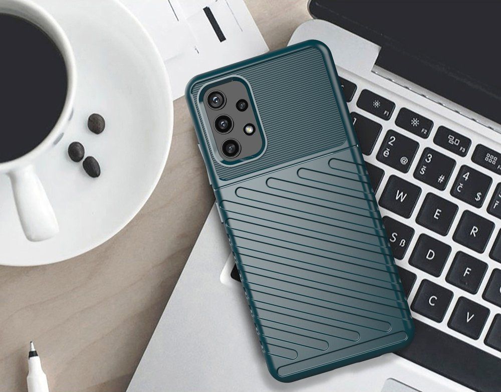 Etui Thunder Case Elastyczne Pancerne Do Nokia 5.4 Zielony