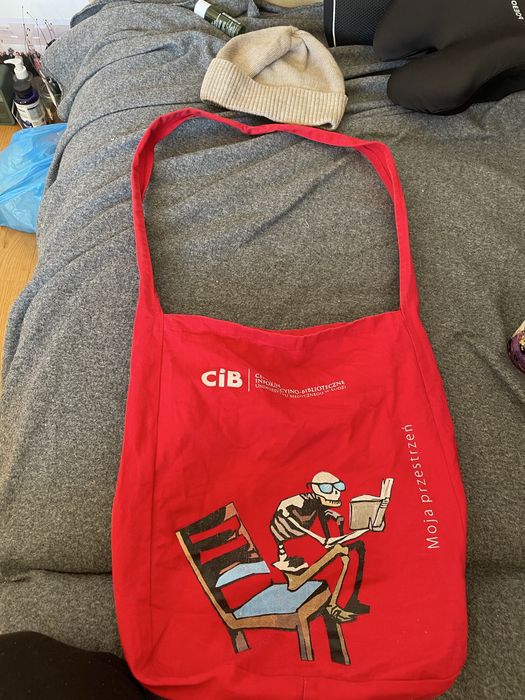 Torba plocienna grubsza z jednym ramieniem