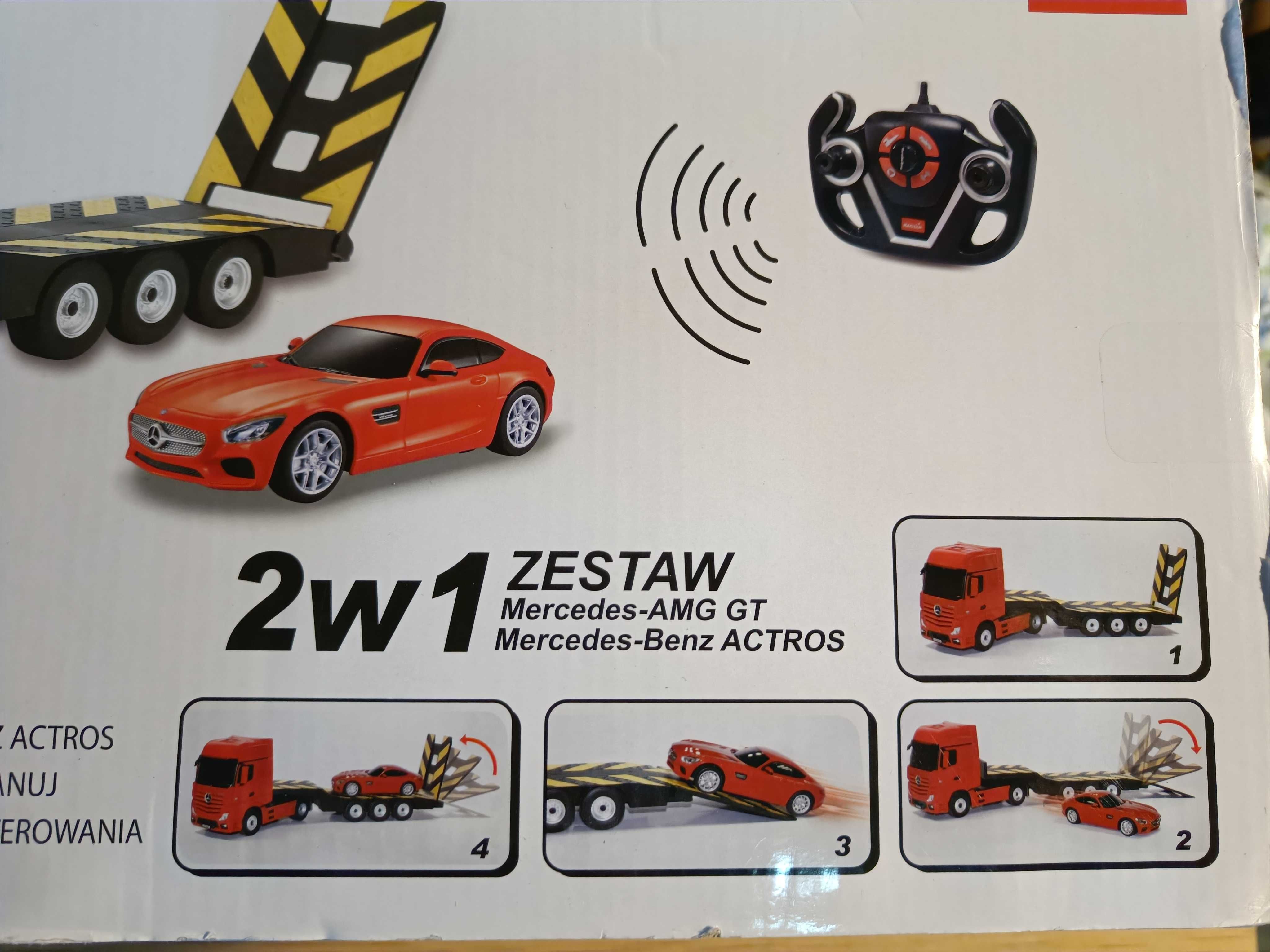 Zestaw samochodów zdalnie sterowanych Mercedes-Benz ACTROS