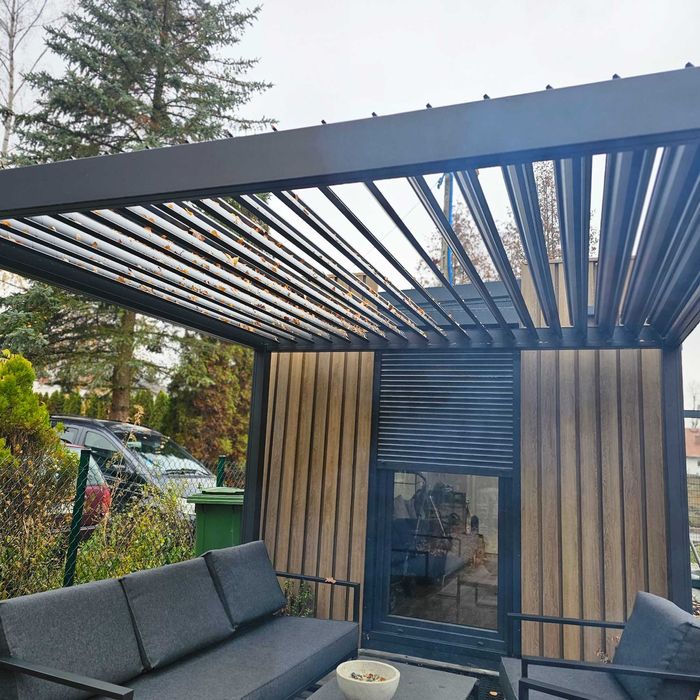 Pergola wraz z wypoczynkiem