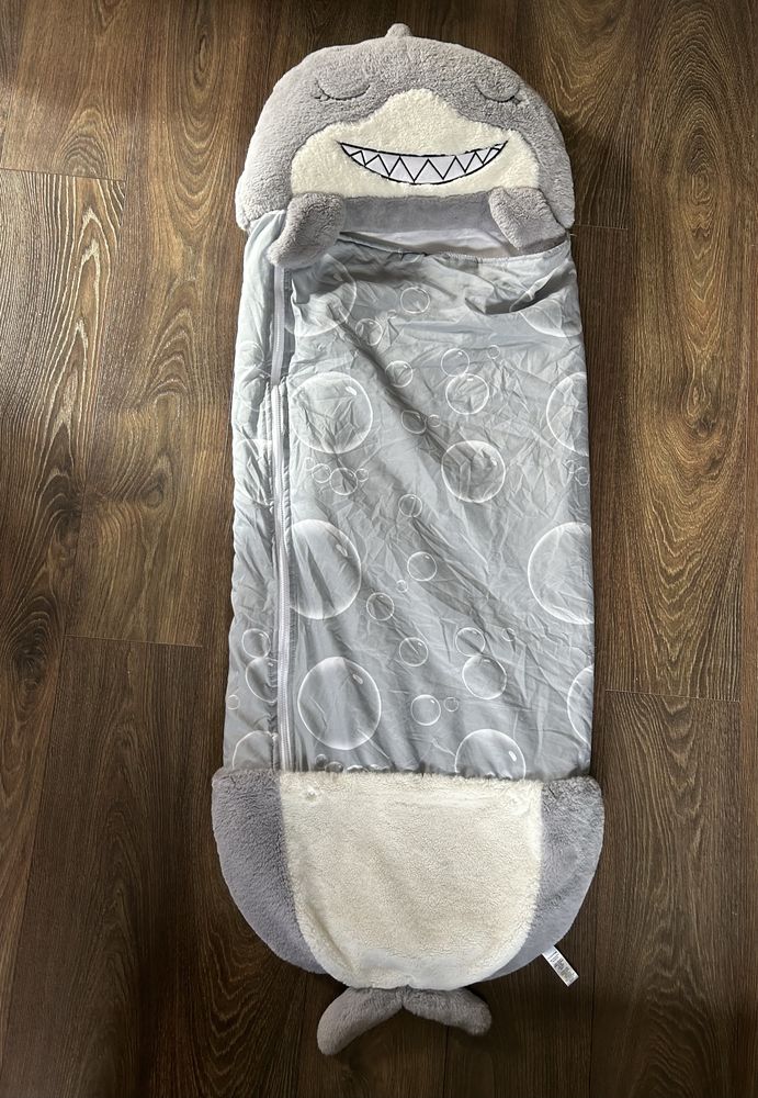 Śpiworek z poduszką dla dziecka koc rekin dunnes home śpiwór