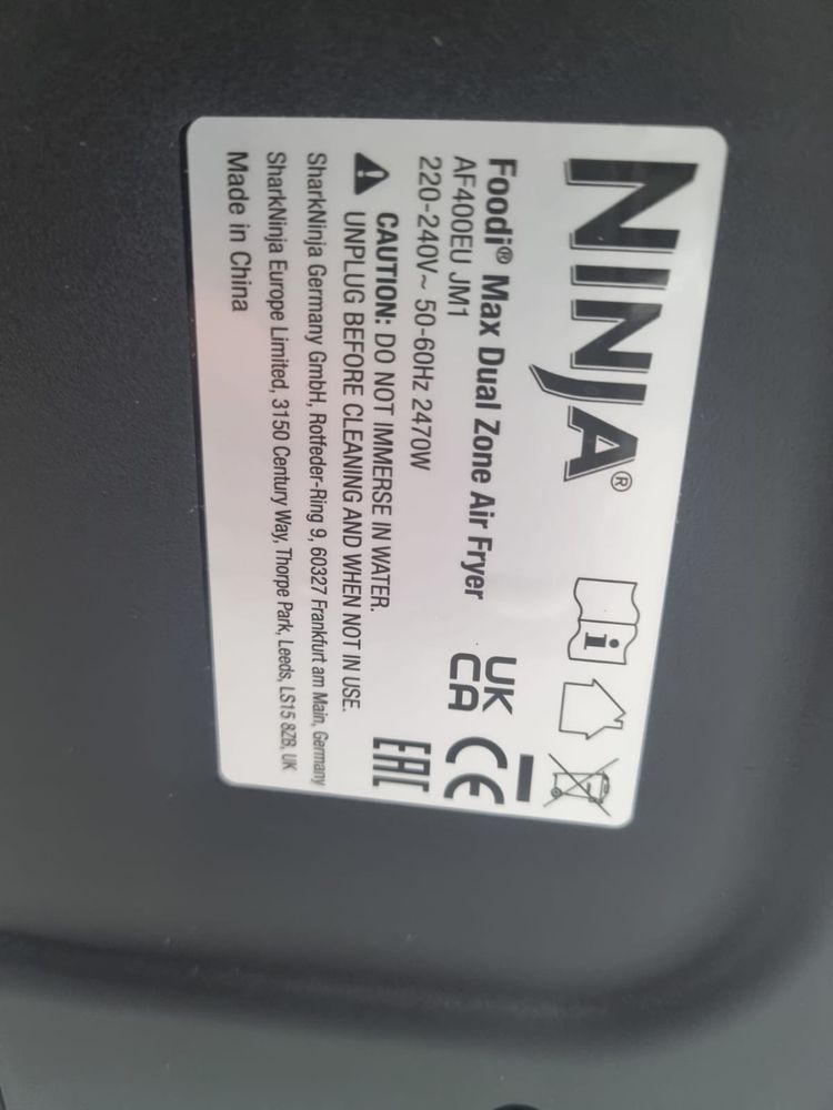 Ninja foodi max dual zone frytkownica beztłuszczowa AF400EU