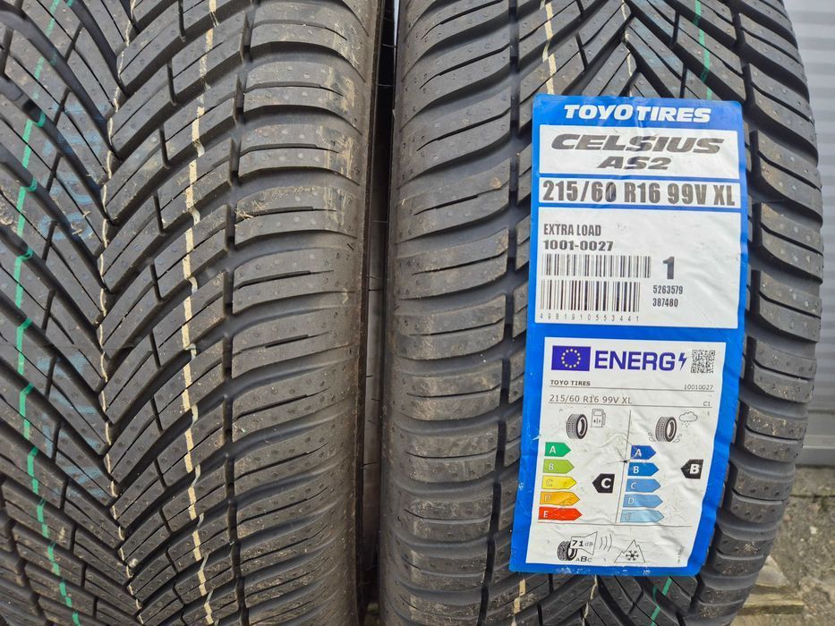 4x Opona Całoroczna 215/60/16 TOYO TIRES Celsius AS2 - NOWA!