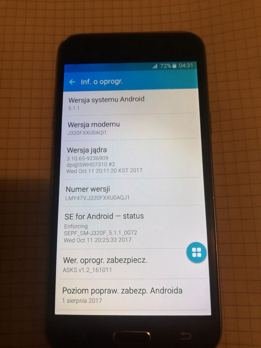 Samsung Galaxy j 3 dual sim