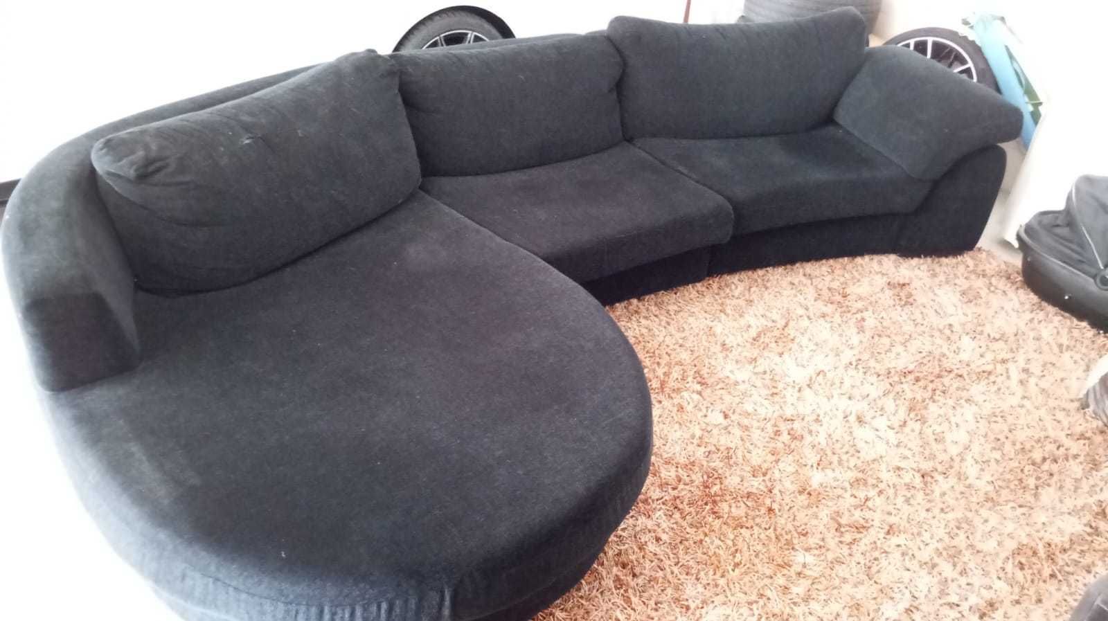 Sofá Chaise Longue Preto