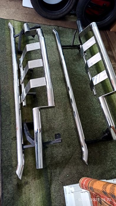 Зашита на бампера и двери.Нержавка,отпалирована.(на HOVER)