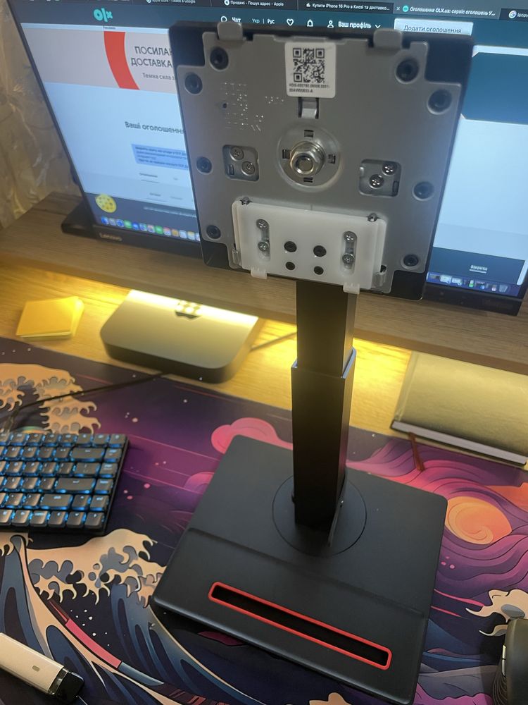 Монітор Lenovo ThinkVision 24” FHD IPS