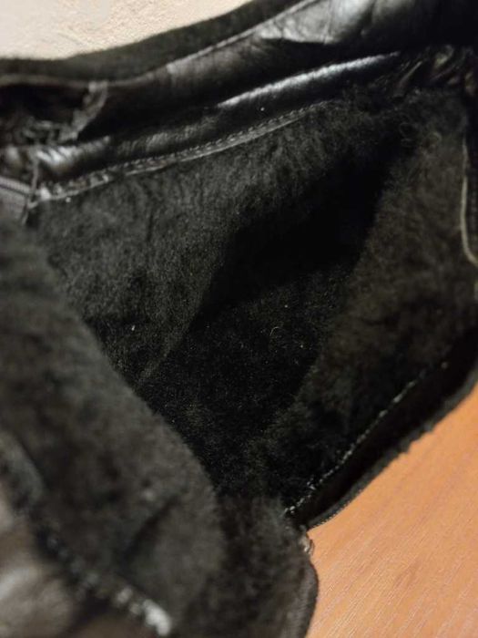 Новые зимние замшевые ботинки на меху женские р.36