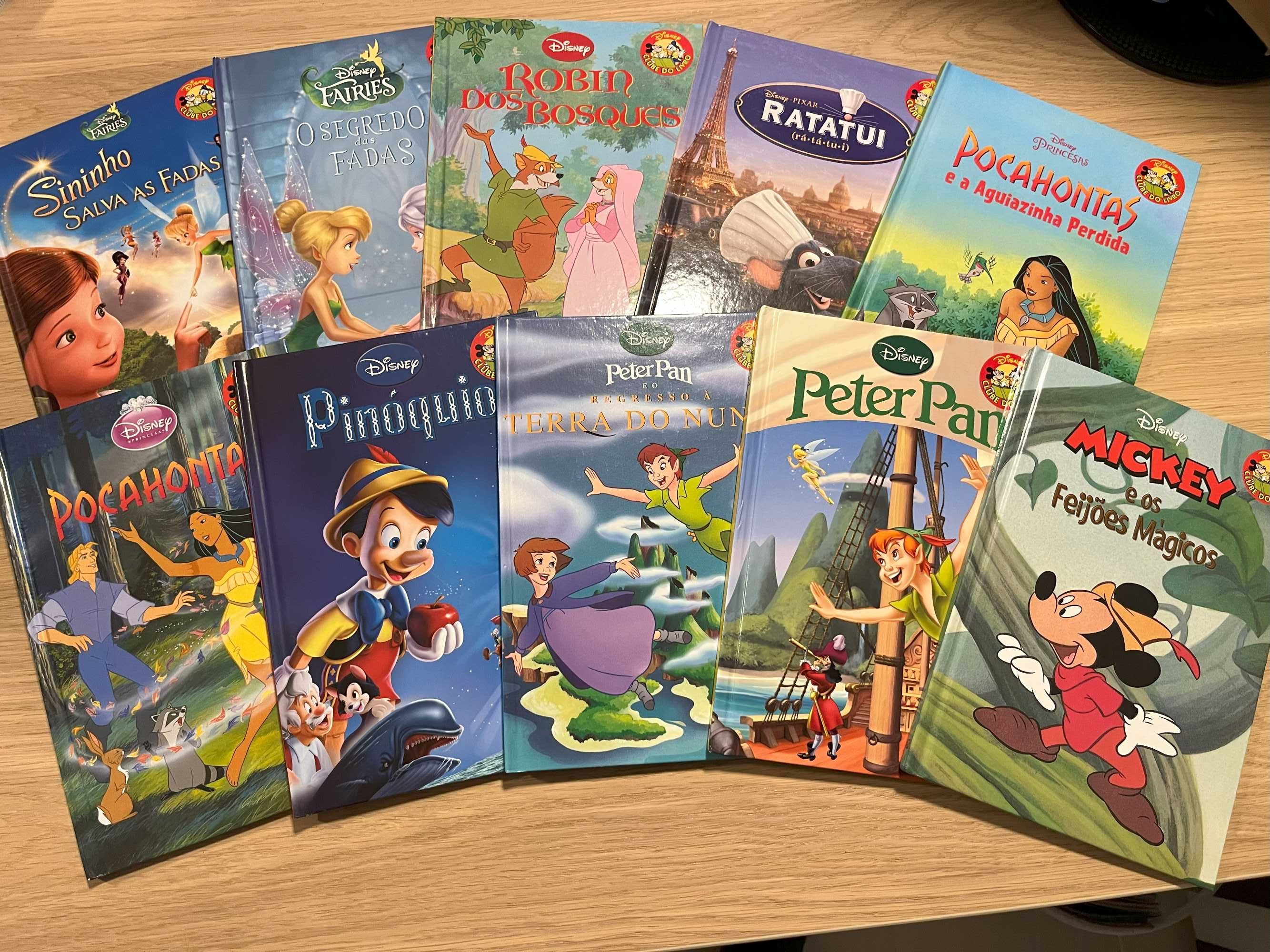 Livros disney do Clube de Leitores