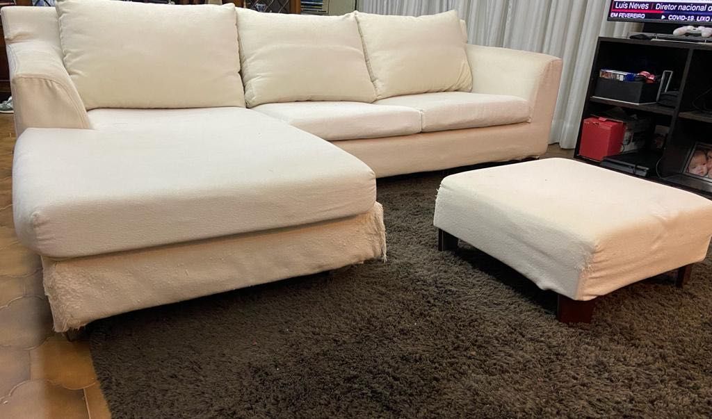 Sofa modular com chaise longue