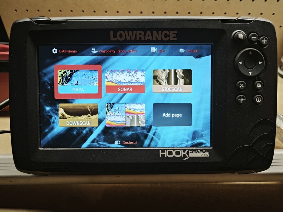 Echosonda Lowrance Hook Reveal 7 TS