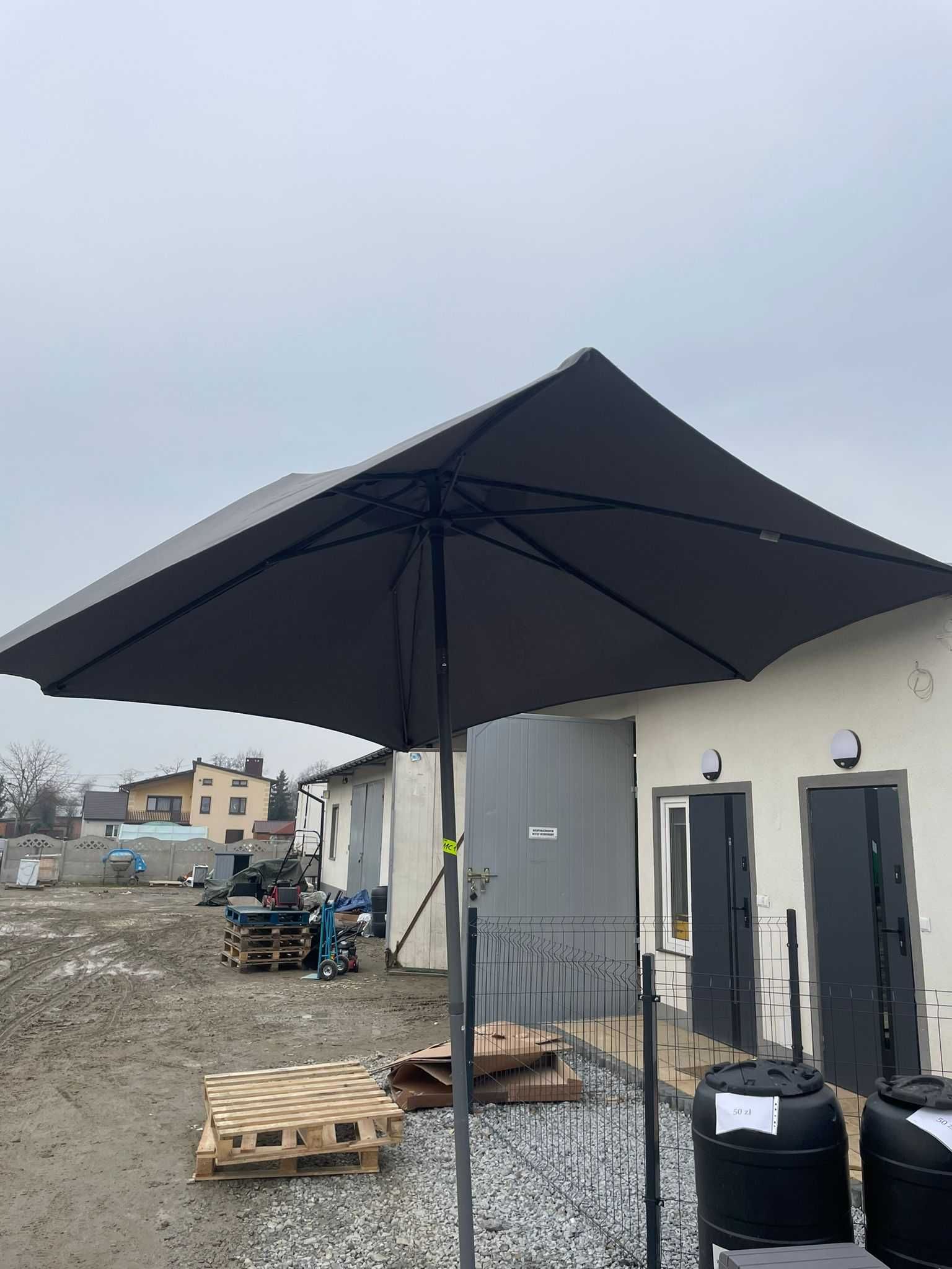 Parasol ogrodowy szary 11C/1