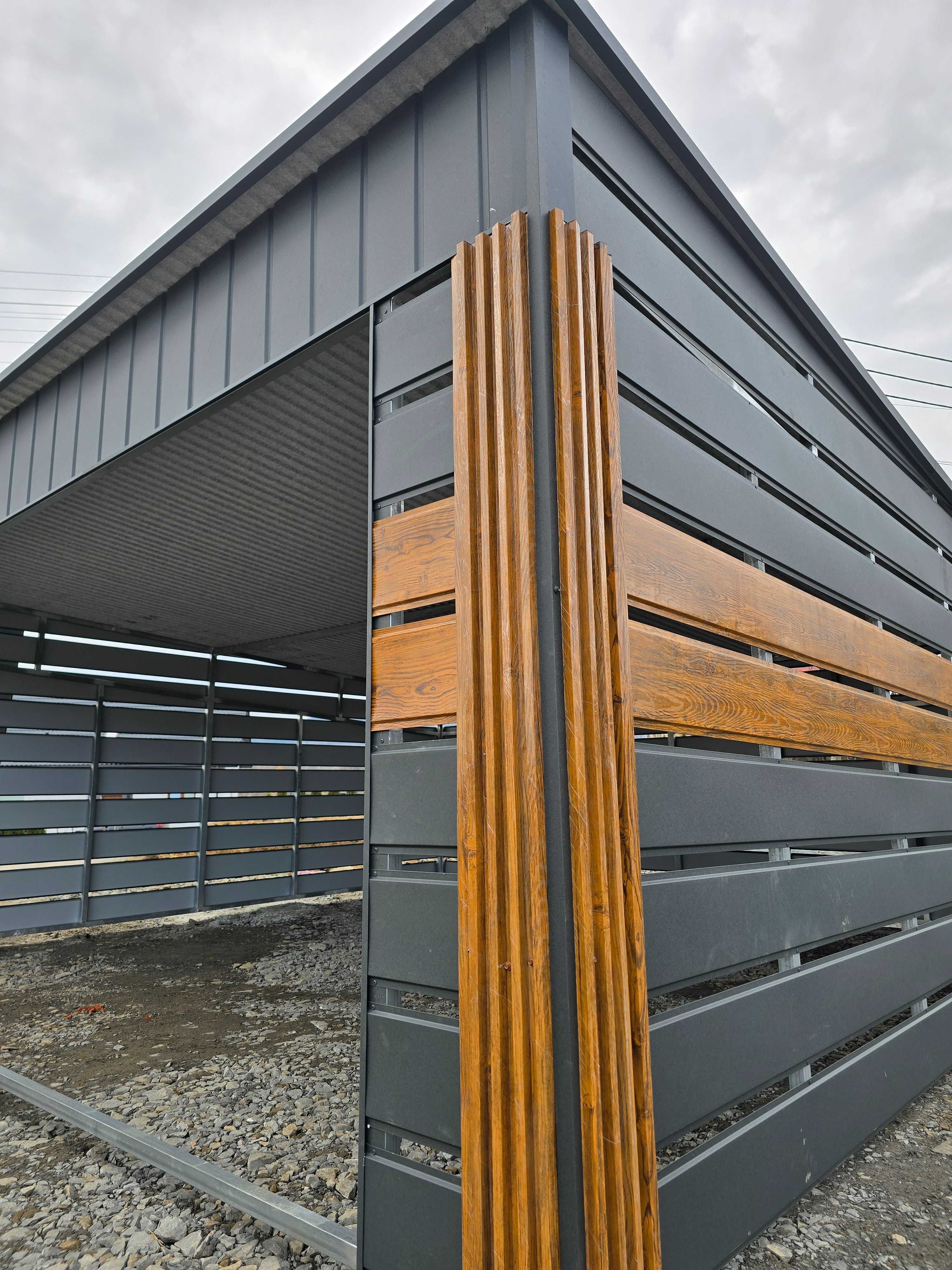 Nowoczesna wiata , carport ,konstrukcje stalowe ,producent