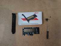 Адаптер PCI-E X1 на M.2 NVMe SSD JEYI