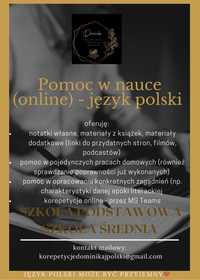 POLSKI Z PASJA - rozprawka / korepetycje online język polski