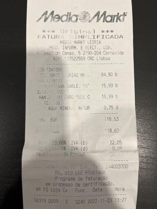 Suporte separador para Máquina Lavar Roupa