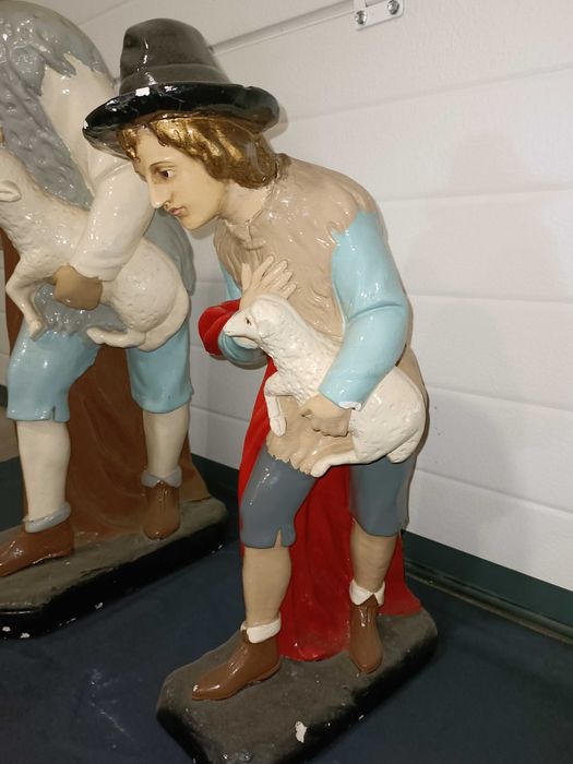 Pastores Arte Sacra Presépio Figura Santos