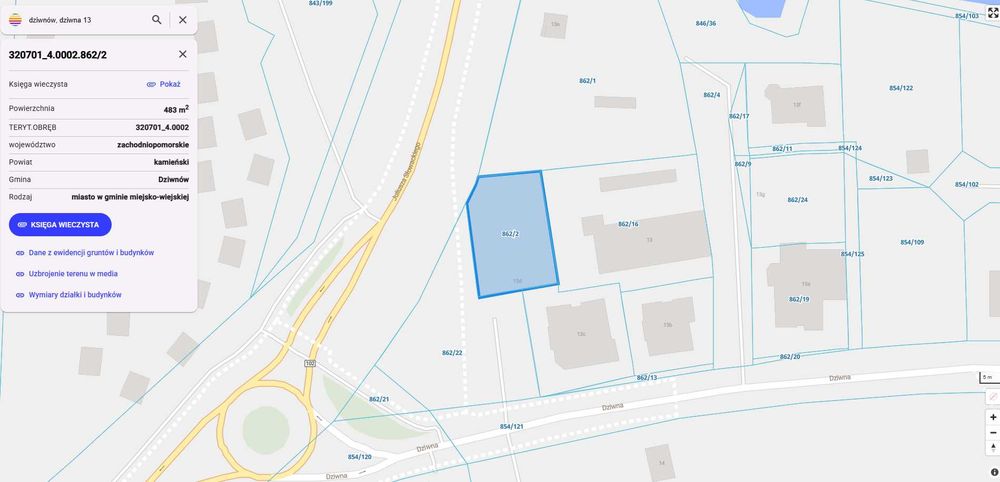 Dziwnów: działka budowlana – atrakcyjna lokalizacja.