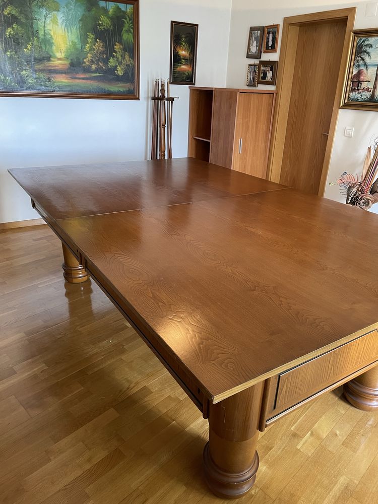 Mesa de bilhar snooker ping pong com tampo