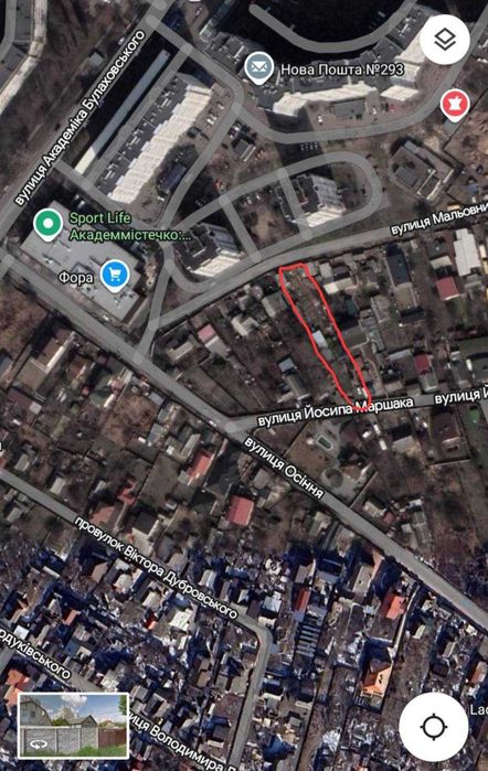 Продам земельну ділянку в Києві з хорошою локацією 10 соток за 146900$