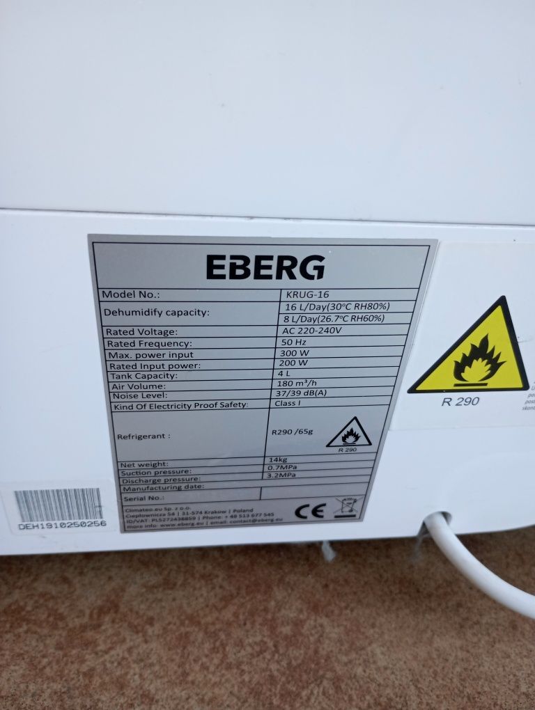 Elektryczny pochłaniacz wilgoci