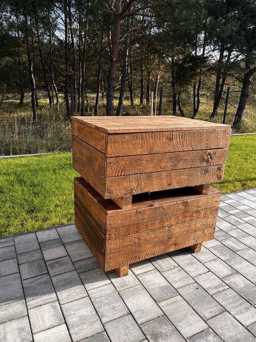 Skrzynia ogrodowa - zamykana 2x