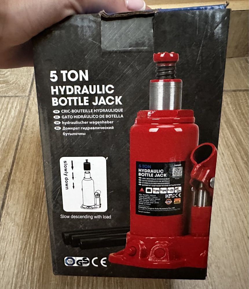 Домкрат Profitool Bottle Jack пляшковий гідравлічний 5 т