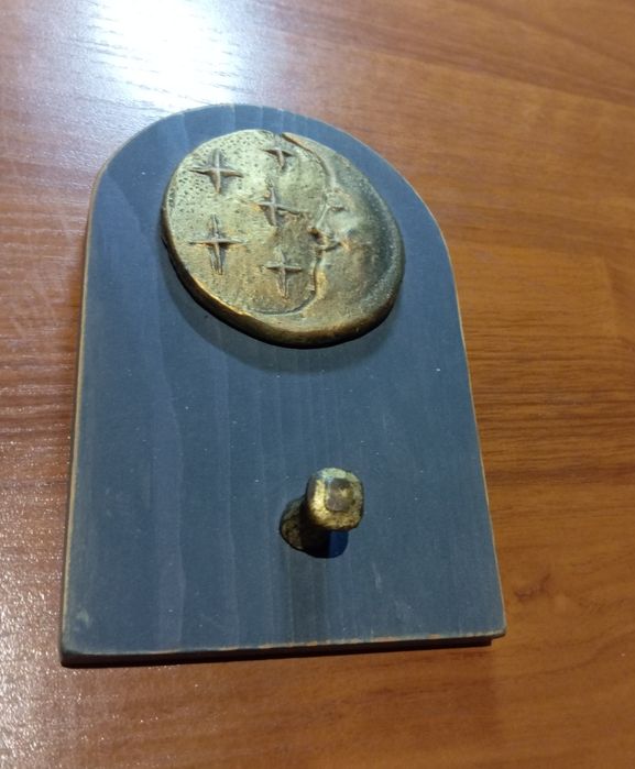 Drewniany stylowy wieszak na klucze smycz ręcznik