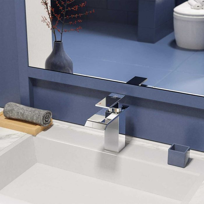 Bateria łazienkowa wodospad chrom BRAK oringa Przecena