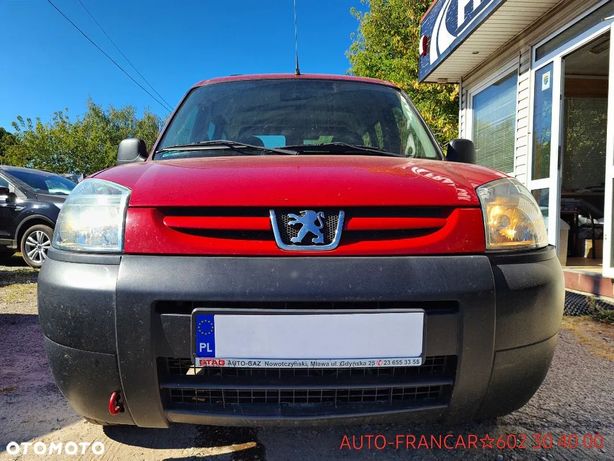 Peugeot Partner 1.4 Benzyna+Gaz 75 KM Salon Polska Hak z Elektryką Radio z MP3 Relingi