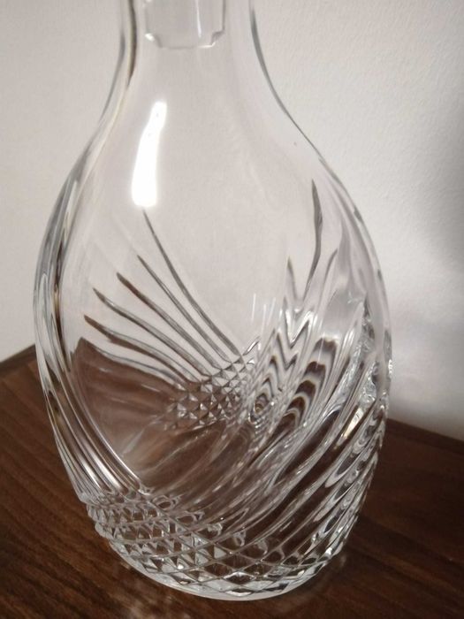 Garrafa decorativa de cristal