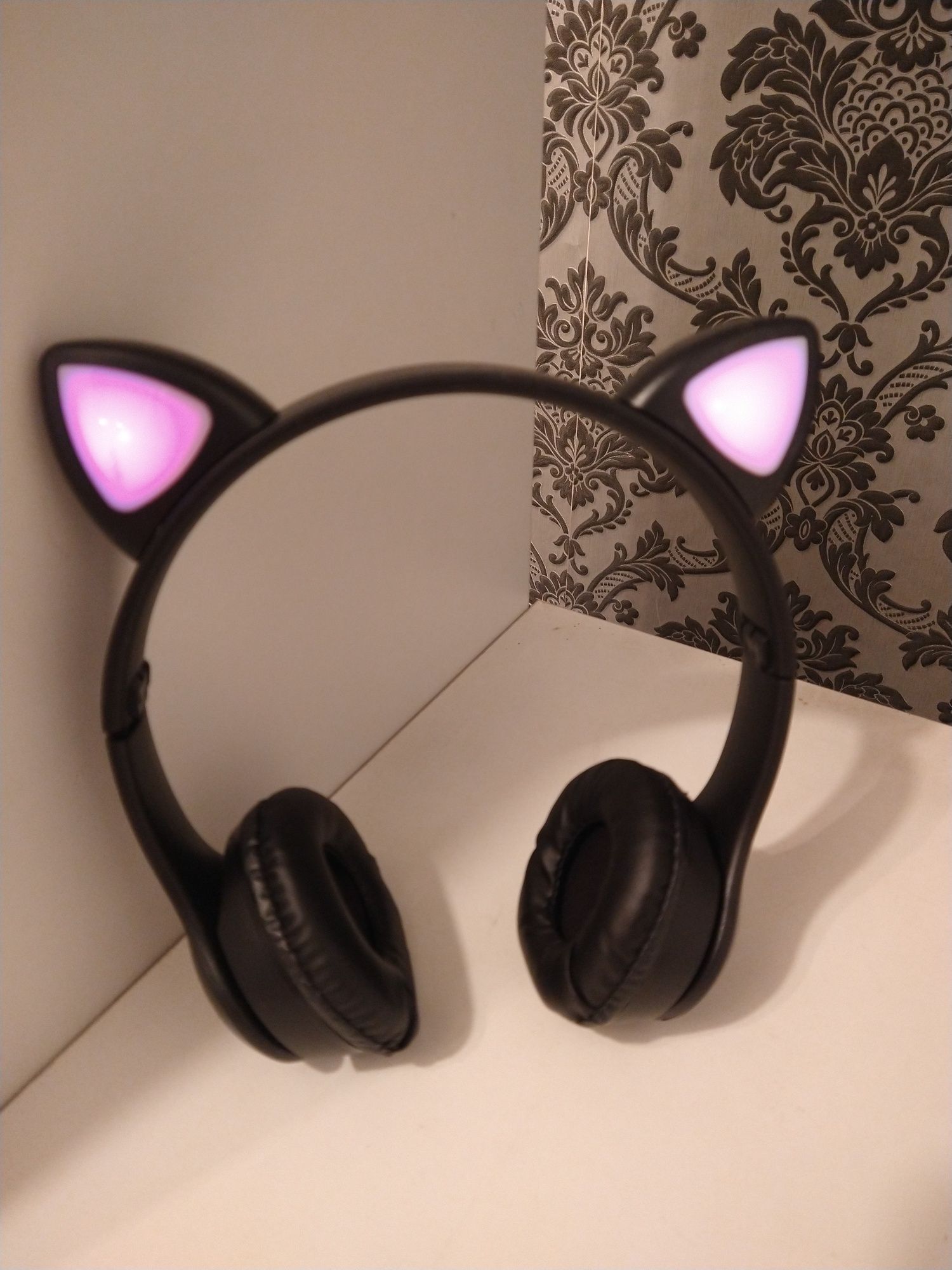 Nowe Słuchawki bezprzewodowe kocie uszy dla dziecka