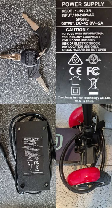 Skuter wózek inwalidzki elektryczny składany Econelo do 25km do AUTA
