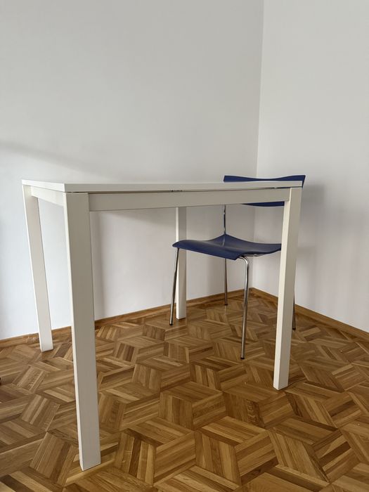 Biał stół jadalnia 75x75 cm rezerwacja