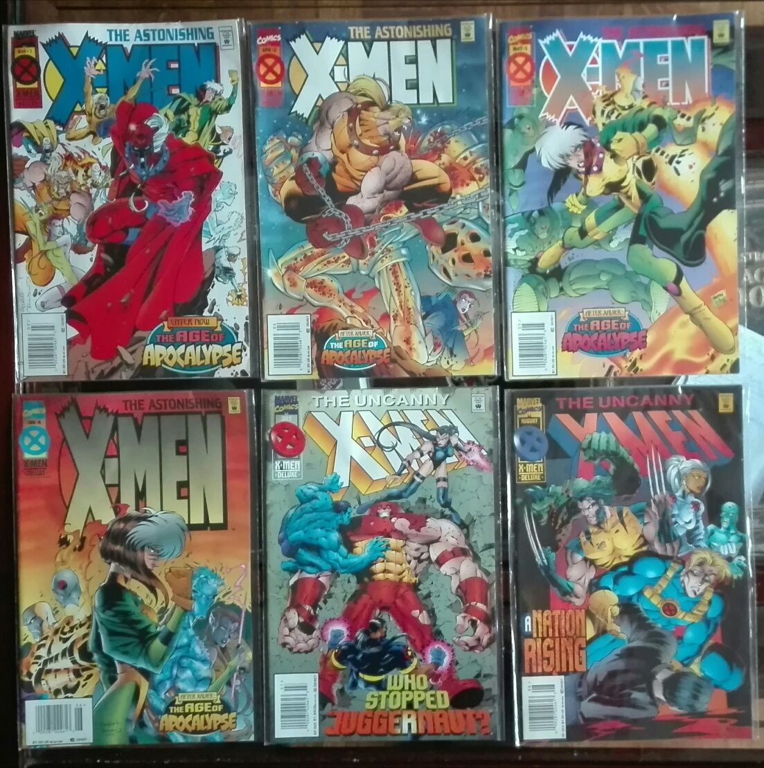 The Astonishing X-men Marvel, 1,2,3,4,5,6