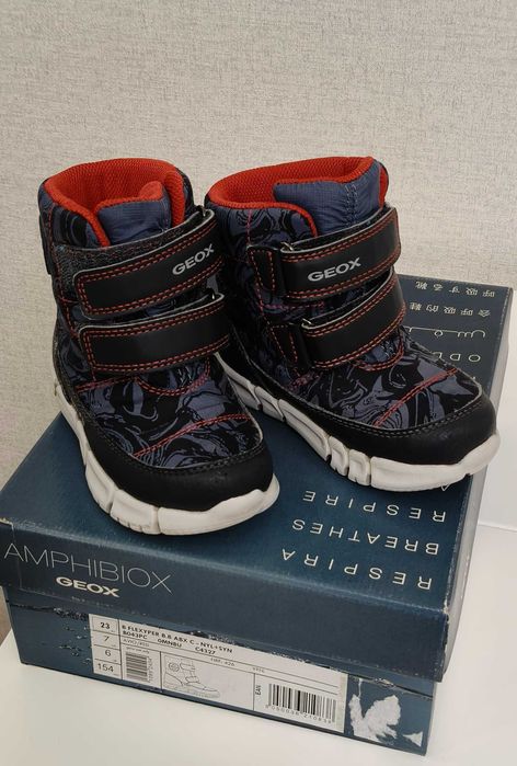 Дитячі зимові чоботи Geox Flexyper Amphibiox 23