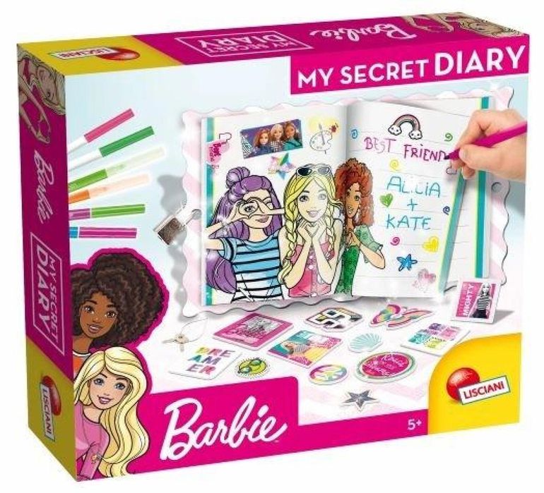 Barbie Mój sekretny pamiętnik Lisciani oprawa: pudełko